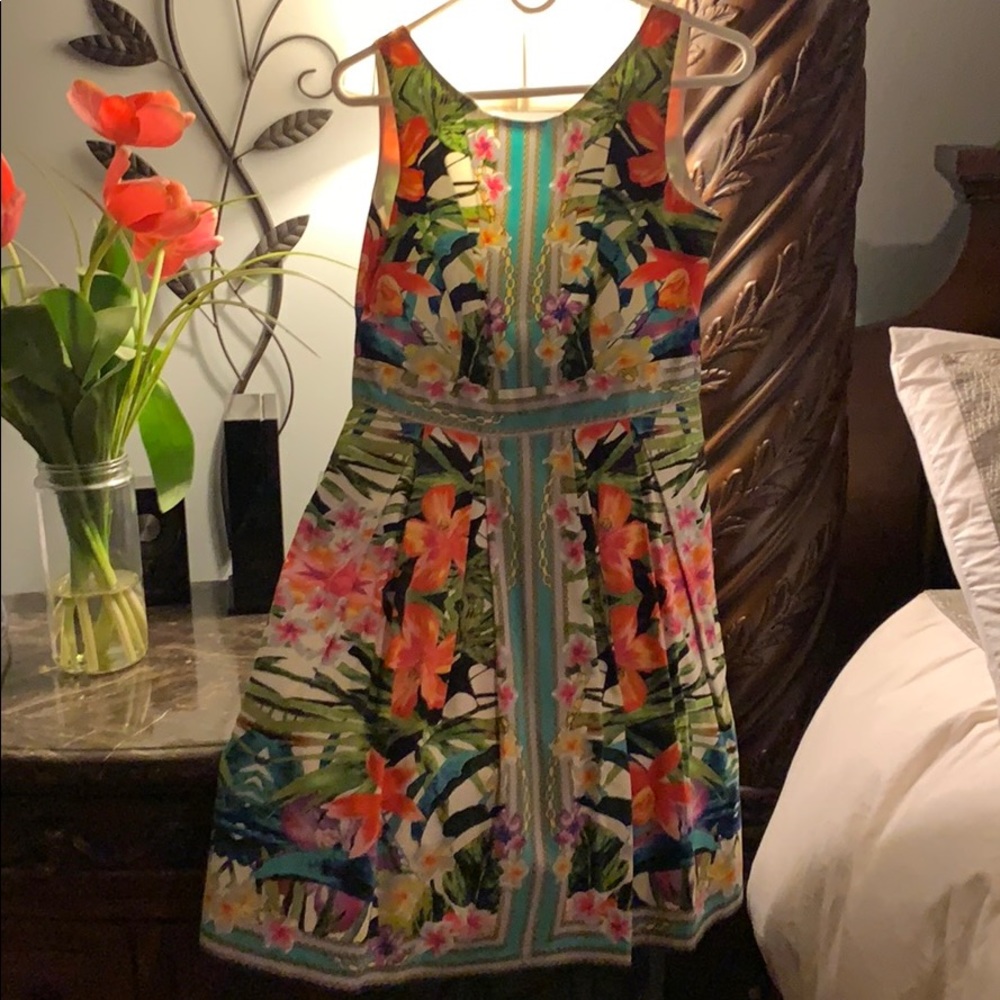 Colorful A line dress